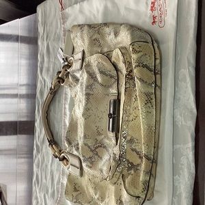 Coach huge croc tote